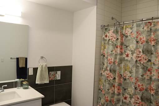 Bathroom at 20 Stephenson Aman at Clarendon Hill, Somerville, Massachusetts