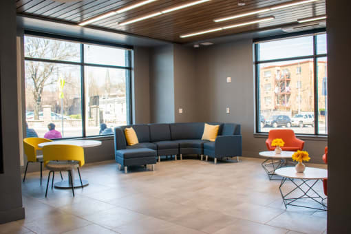 Community Lounge at The Loop at Mattapan Station, Boston, 02126