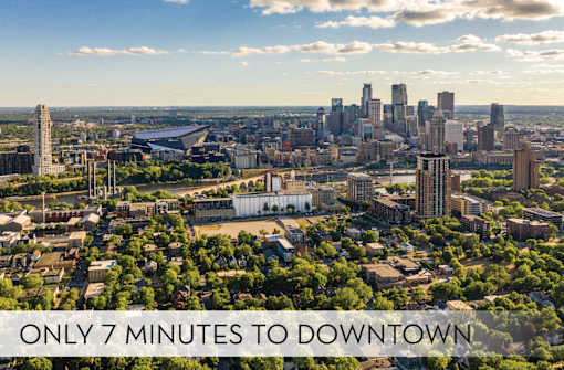 Downtown Minneapolis, 7 minutes away from Xenia Apartments in Golden Valley, Minnesota