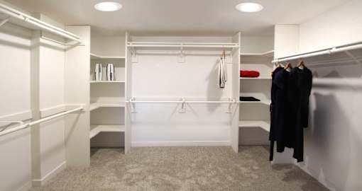 closet space clothes