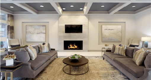 Gated apartment community near the Galleria with luxury clubhouse and resident lounge, free wi-fi, and meeting room.