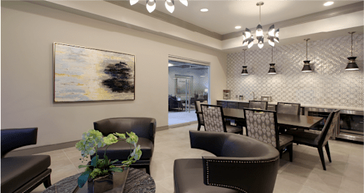 Gated apartment community near the Galleria with luxury clubhouse and resident lounge, free wi-fi, and meeting room.