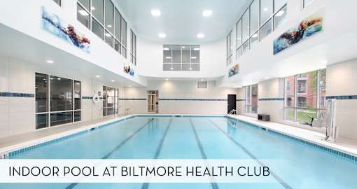 An indoor pool at Biltmore Health Club.