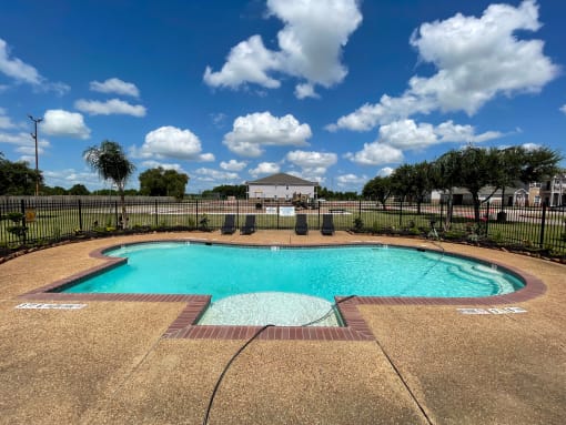 take a dip in our resort style pool!