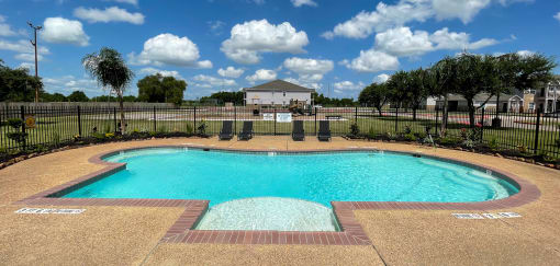 our apartments showcase an unique swimming pool