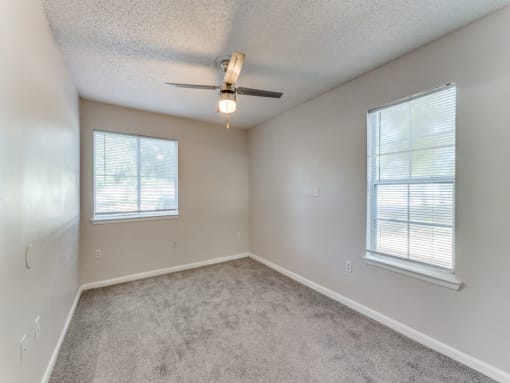 Empty Bedroom at Vibe on Riverside, Austin, 78741