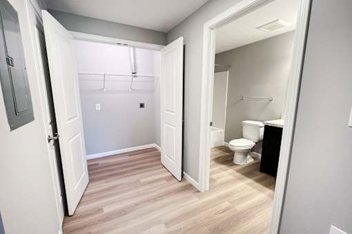 Bathroom with Closet at Hebron Station Apartments, Hebron, 41048