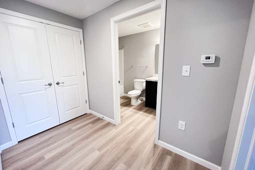 Modern Bathroom at Hebron Station Apartments, Hebron, Kentucky