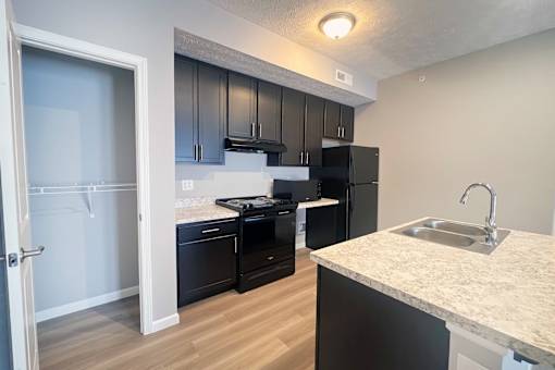 Contemporary Kitchen at Hebron Station Apartments, Hebron, Kentucky