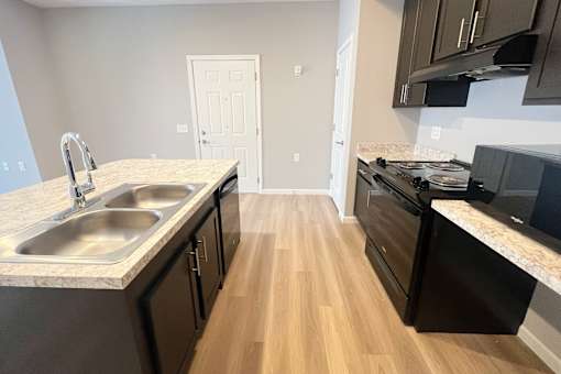Spacious Kitchen at Hebron Station Apartments, Hebron, KY, 41048