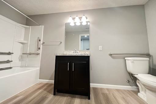 Modern Bathroom at Hebron Station Apartments, Kentucky