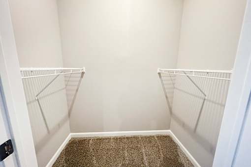 Small Closet at Hebron Station Apartments, Kentucky