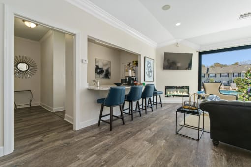 Spacious Living Area at Baldwin Farms Apartments, Robertsdale, Alabama