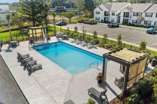 Invigorating Swimming Pool at Baldwin Farms Apartments, Robertsdale, AL
