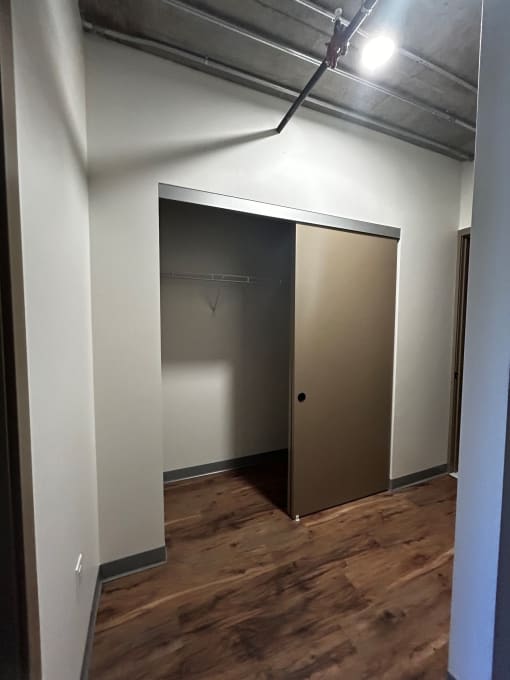 1060 Bishop one bedroom hall closet
