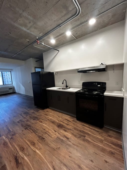 1060 Bishop one bedroom kitchen