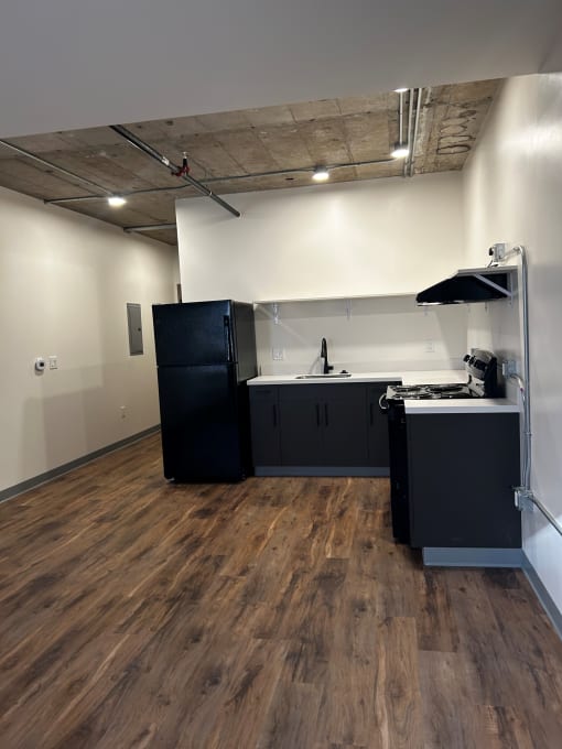 1060 Bishop studio kitchen