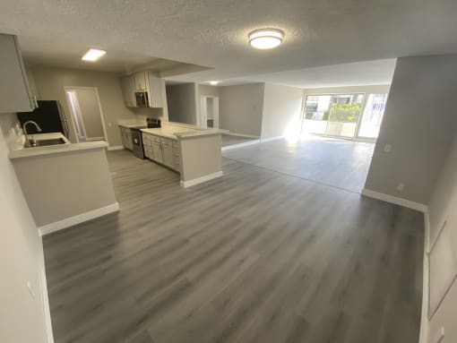 11858 Goshen Ave Unit 207 kitchen and living area