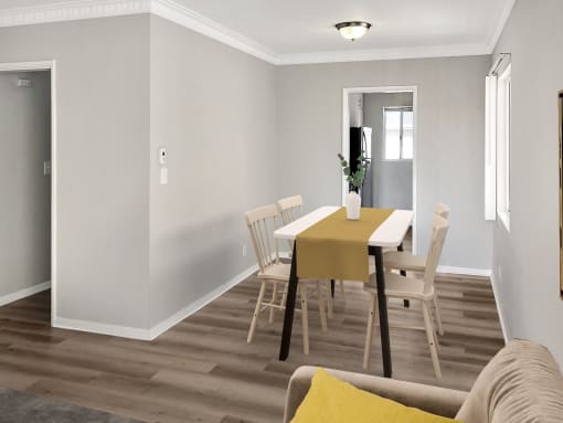 1803 North Harvard dining table