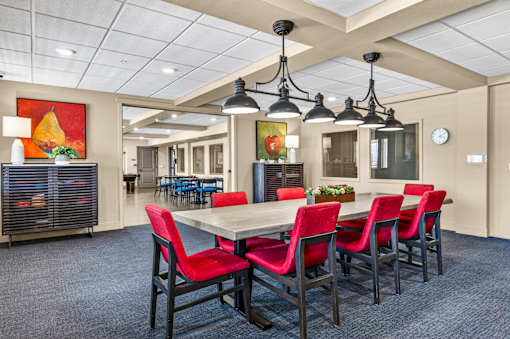 Traditions at LafayetteCommunity Kitchen and Dining Area