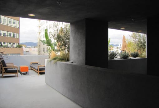 Mayfair Residences patio
