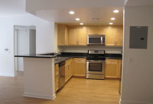 Mayfair Residences kitchen area with appliances