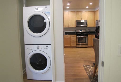 Mayfair Residences apartment washer and dryer