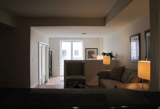Mayfair Residences living room furnished
