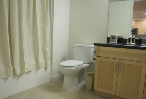 Mayfair Residences bathroom toilet and vanity