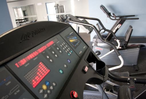 5015 Clinton Apartments fitness center cardio machines