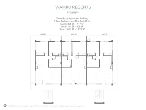 Kanekapolei Collection Regents Floor plans
