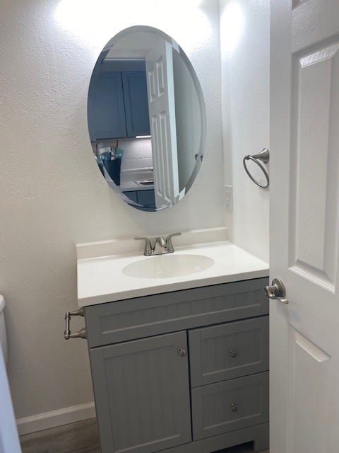 Aloha Kai Bathroom Vanity and Mirror