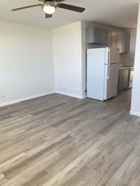 Aloha Kai Studio Kitchen and Living Area