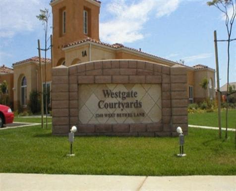 Westgate Courtyards signage