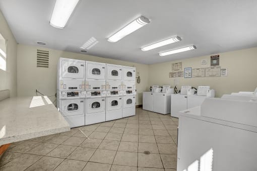 Capistrano Gardens Laundry Facility with washer and dryer