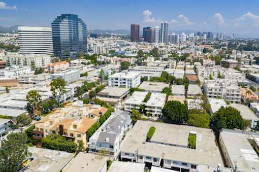 Carmelina Lofts aerial view