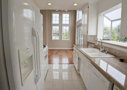 Carmelina Lofts unit 201 large windows