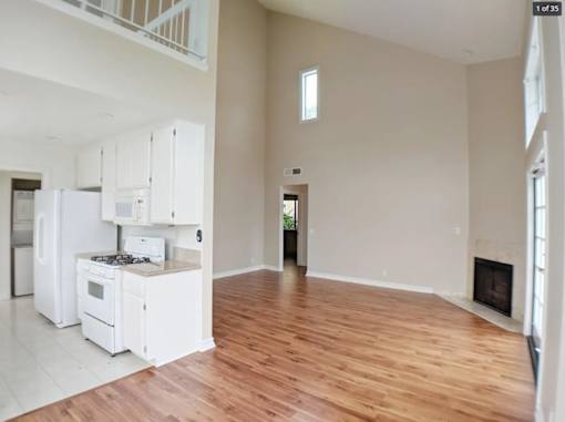 Carmelina Lofts unit 201 living room