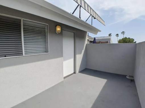 Carmelina Lofts unit 203 balcony