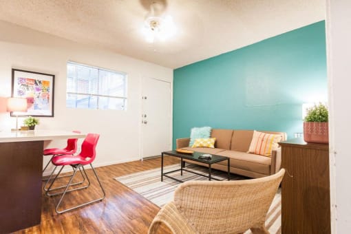 Casa 39 Apartments living area with decor