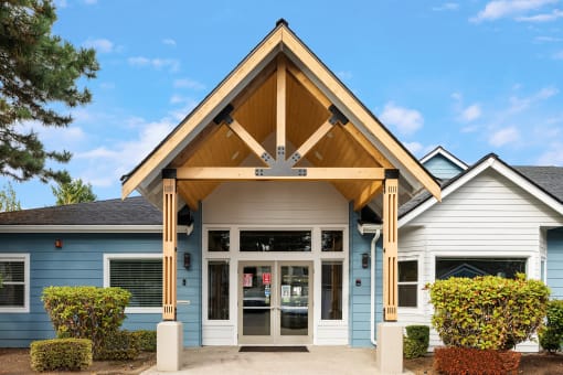 College Glen Clubhouse Exterior Entrance