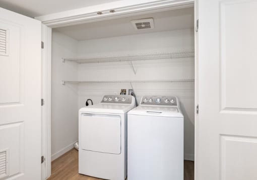 Copper Platte In Unit Washer and Dryer