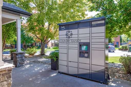 Country Ranch Apartments package locker