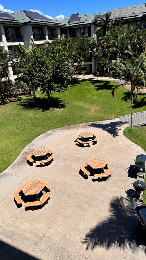 The Waterfront Apartments Courtyard