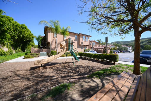 Parkside Villas playground bench
