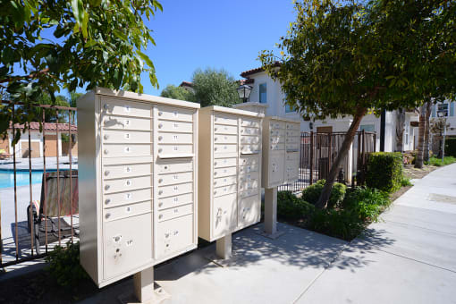 Parkside Villas mailboxes