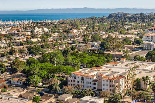 El Jardin Aerial View of Ocean