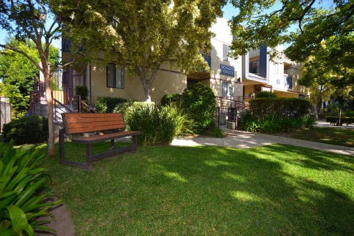 Monarch Terrace exterior building grass lawn