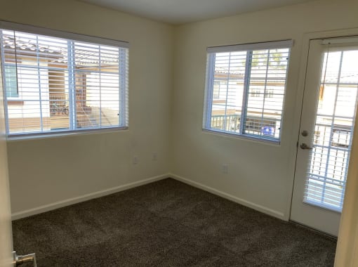 Gabilan Family Apartments two bedroom unit bedroom