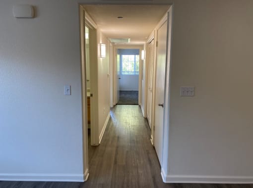 Gabilan Family Apartments two bedroom unit hallway